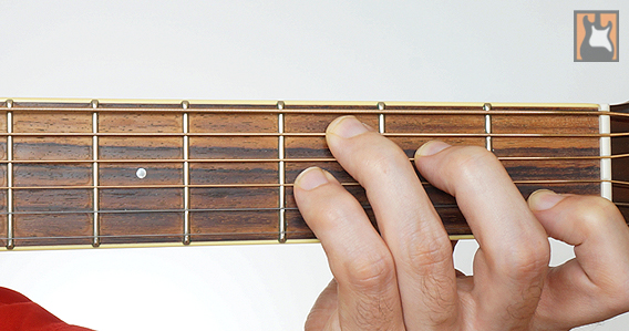 Accordo di DO7 con la chitarra accordo do7 chitarra